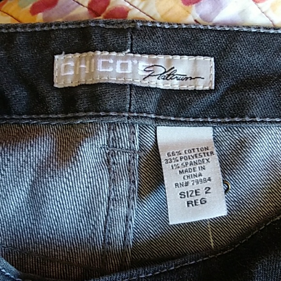Chico's platinum jeans - Picture 3 of 6